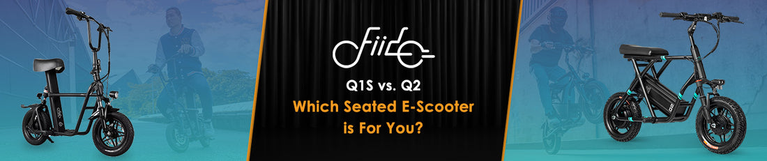 Fiido Q1S vs. Fiido Q2: Which Seated E-Scooter is For You?