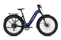 Aventon Aventure 3 Step Through Electric Bike Cobalt Side