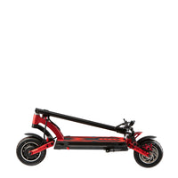 kaabo mantis 10 plus v2 red electric scooter folded
