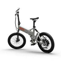 MATE Fusion Folding Electric Bike Ghost Gravity Rear Side Left