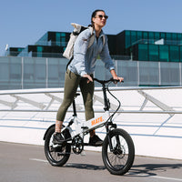 MATE Fusion Folding Electric Bike Lifestyle Riding