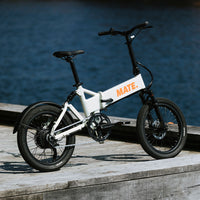 MATE Fusion Folding Electric Bike Lifestyle Static Ghost