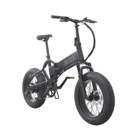 MATE X Evo Folding Electric Bike Subdued Black Front Side Right