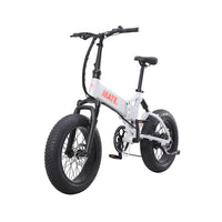 MATE X Evo Folding Electric Bike Ghost Gravity Front Side Left