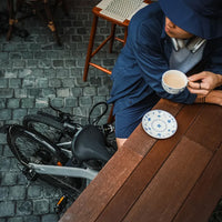 fiido d11 2025 folding electric bike lifestyle folded table