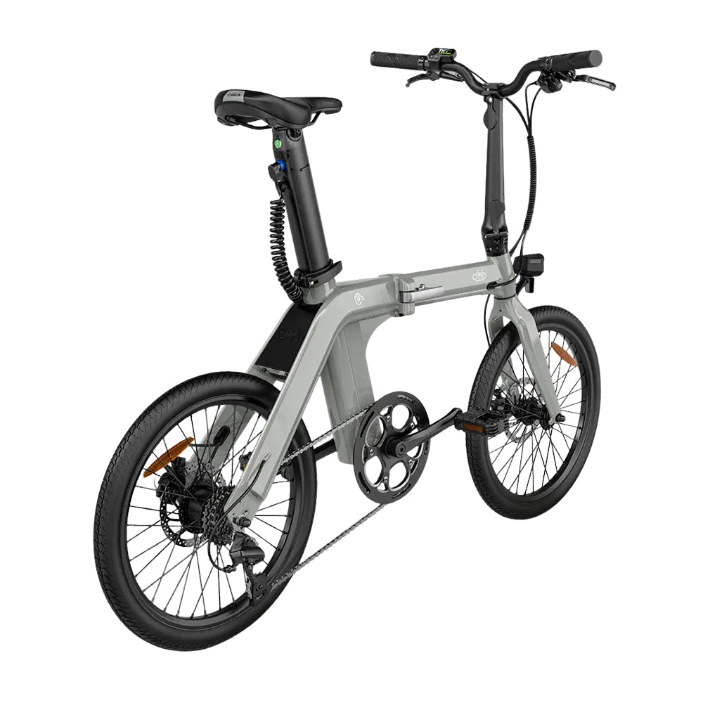 fiido d11 2025 folding electric bike rear side