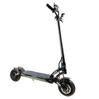 kaabo mantis 10 plus v2 black electric scooter front side right tilt