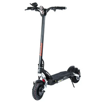 kaabo mantis 10 plus v2 silver electric scooter front side left