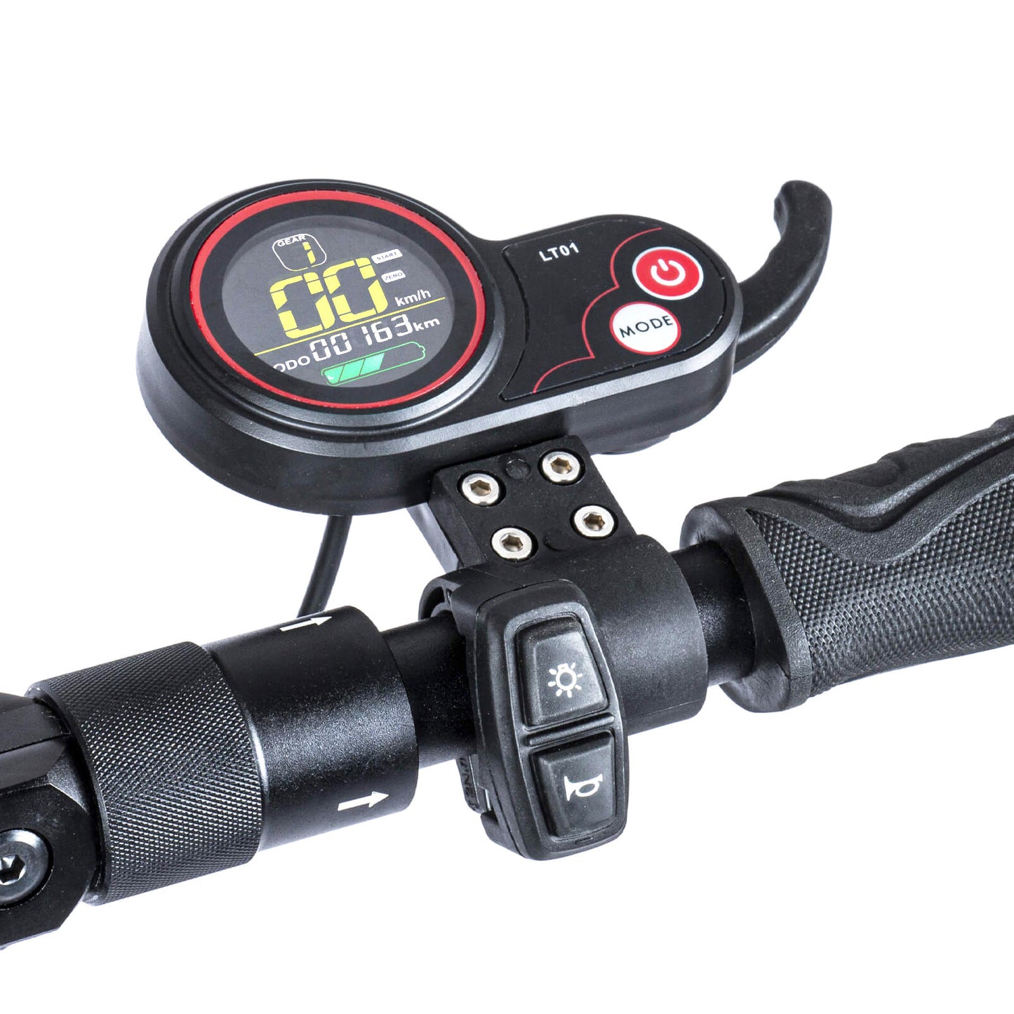 kaabo skywalker 8 electric scooter black display