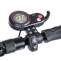 kaabo skywalker 8 electric scooter black display