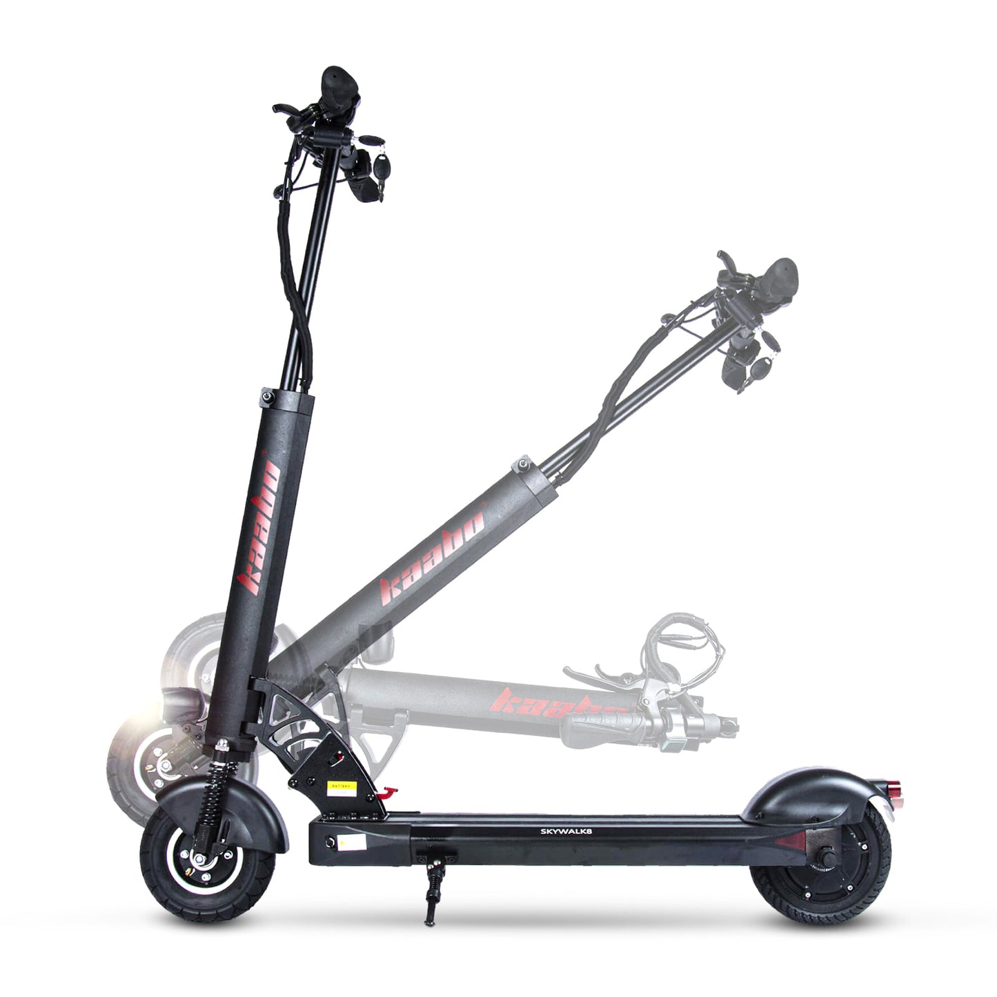 kaabo skywalker 8 electric scooter black folding