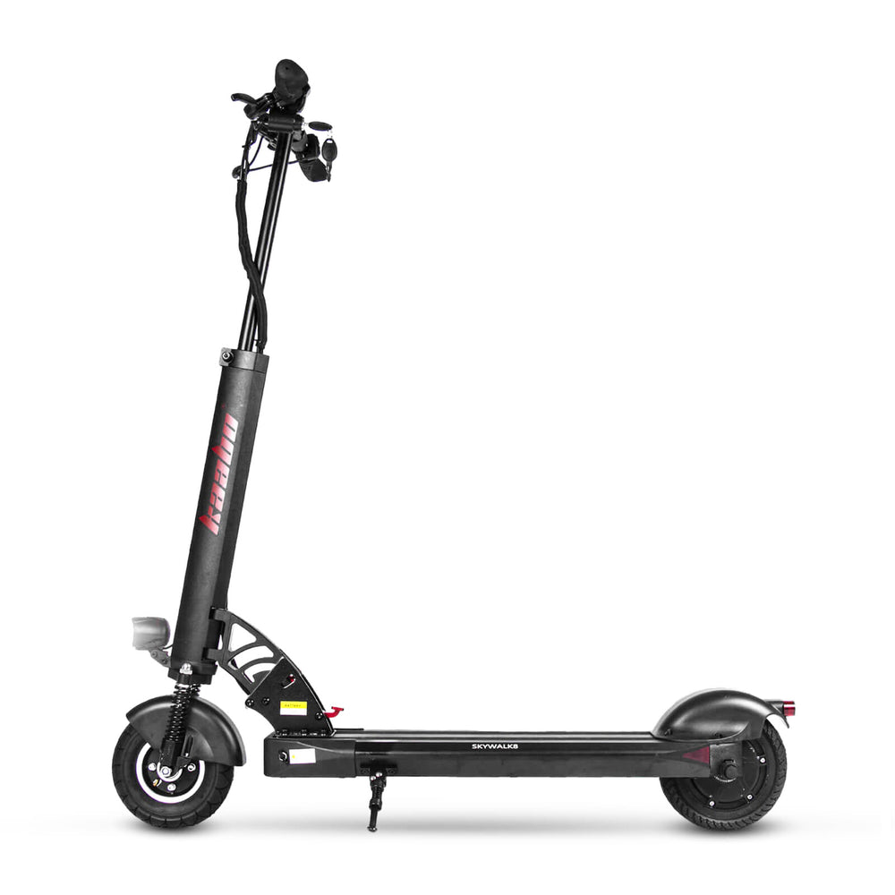 kaabo skywalker 8 electric scooter black side