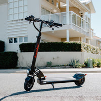 kaabo skywalker 8 electric scooter black lifestyle static house
