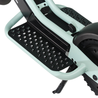 pure escape+ electric scooter green footboard