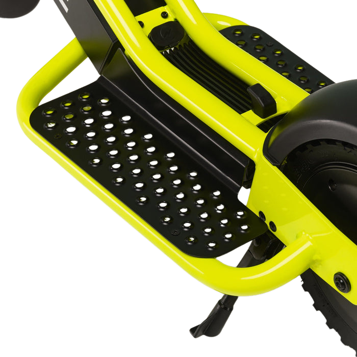 pure escape+ electric scooter yellow footboard