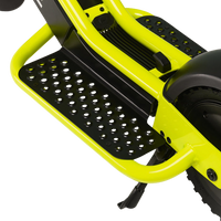 pure escape+ electric scooter yellow footboard