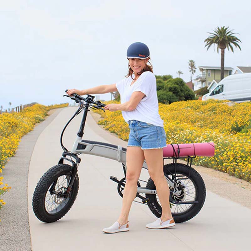 aventon sinch folding fat tyre electric bike