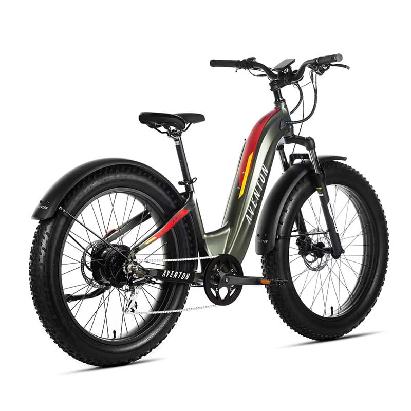 aventon aventure step through electric bike fat tyre