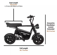 emove roadrunner pro seated electric scooter australia