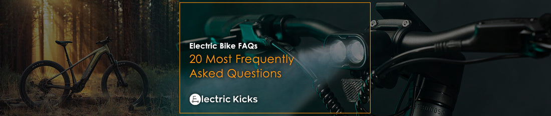 Most Frequently Asked Questions About E-Bikes