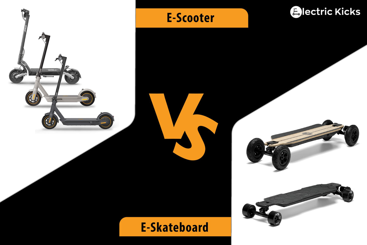 Electric Scooter vs. Electric Skateboard Which to Get?Electric Kicks