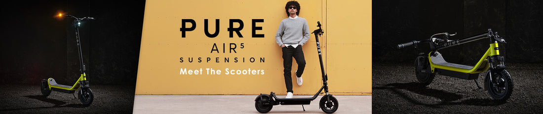 Smoother Rides Ahead: Meet the New Pure Air 5 Suspension Scooters