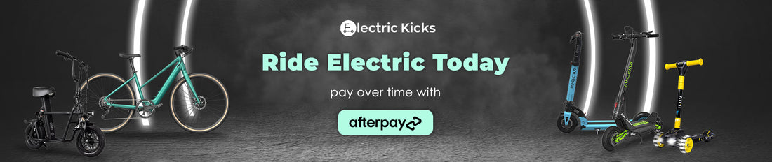 Ride Electric Today, Pay Over Time With Afterpay