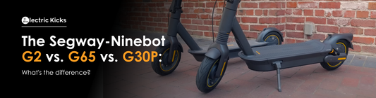 Blog header featuring the Segway Ninebot G30 & G2