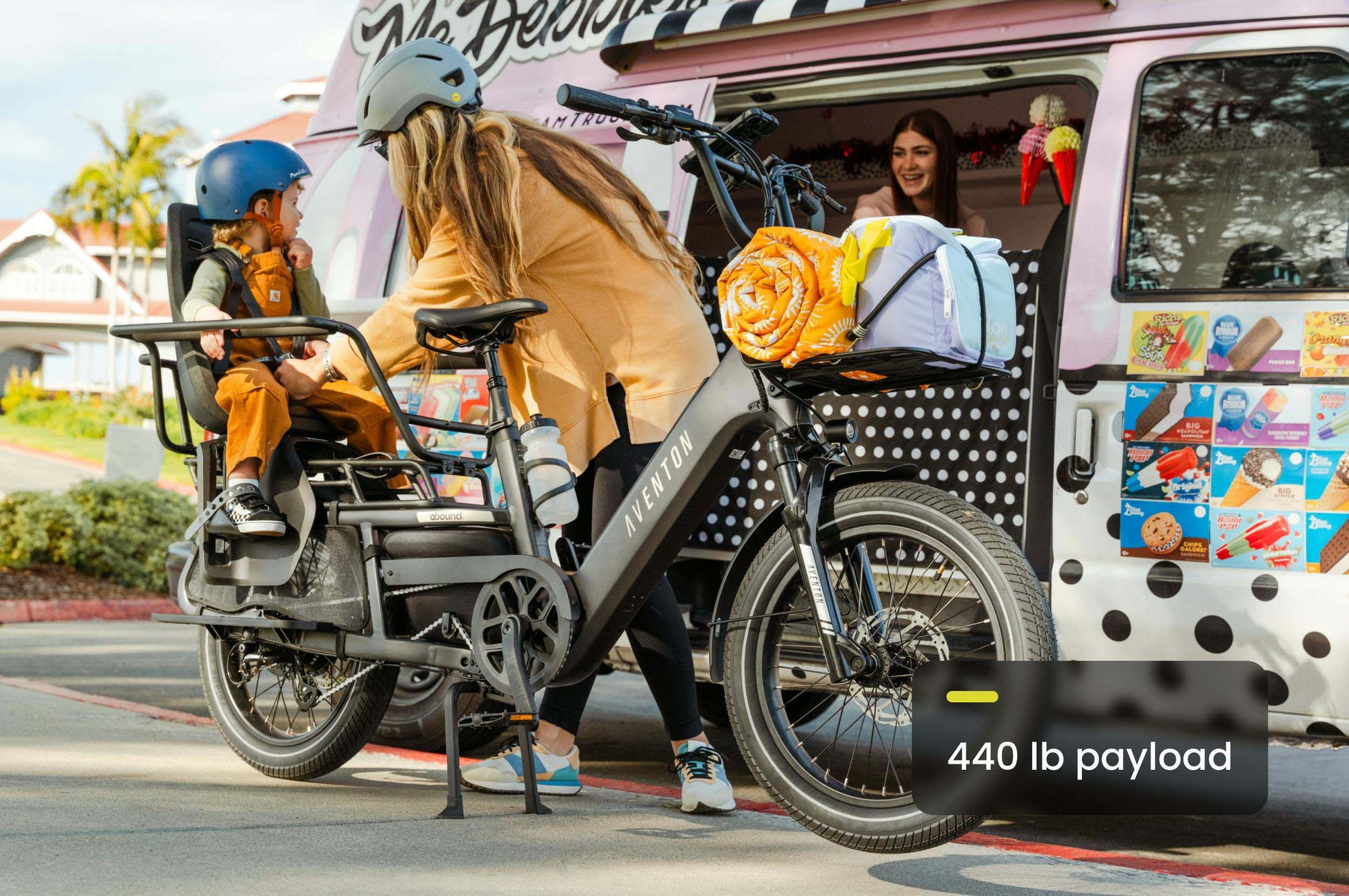 Aventon Abound LR Electric Bike Feature Payload