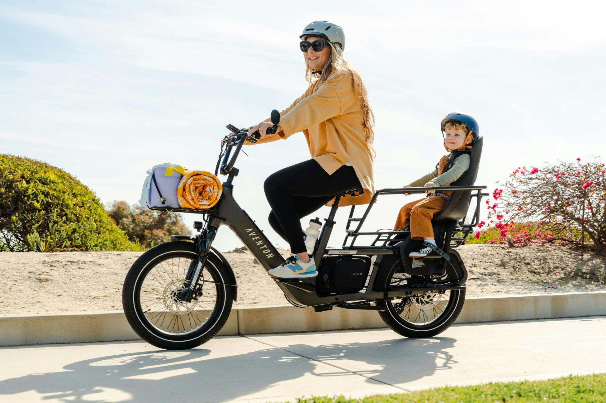 Aventon Abound LR Electric Bike Lifestyle Riding