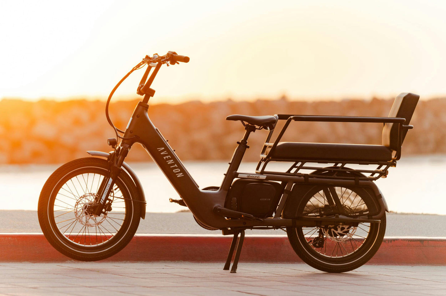 Aventon Abound LR Electric Bike Lifestyle Static