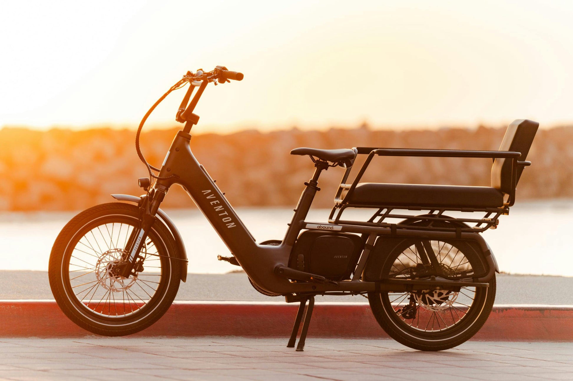 Aventon Abound LR Electric Bike Lifestyle Static