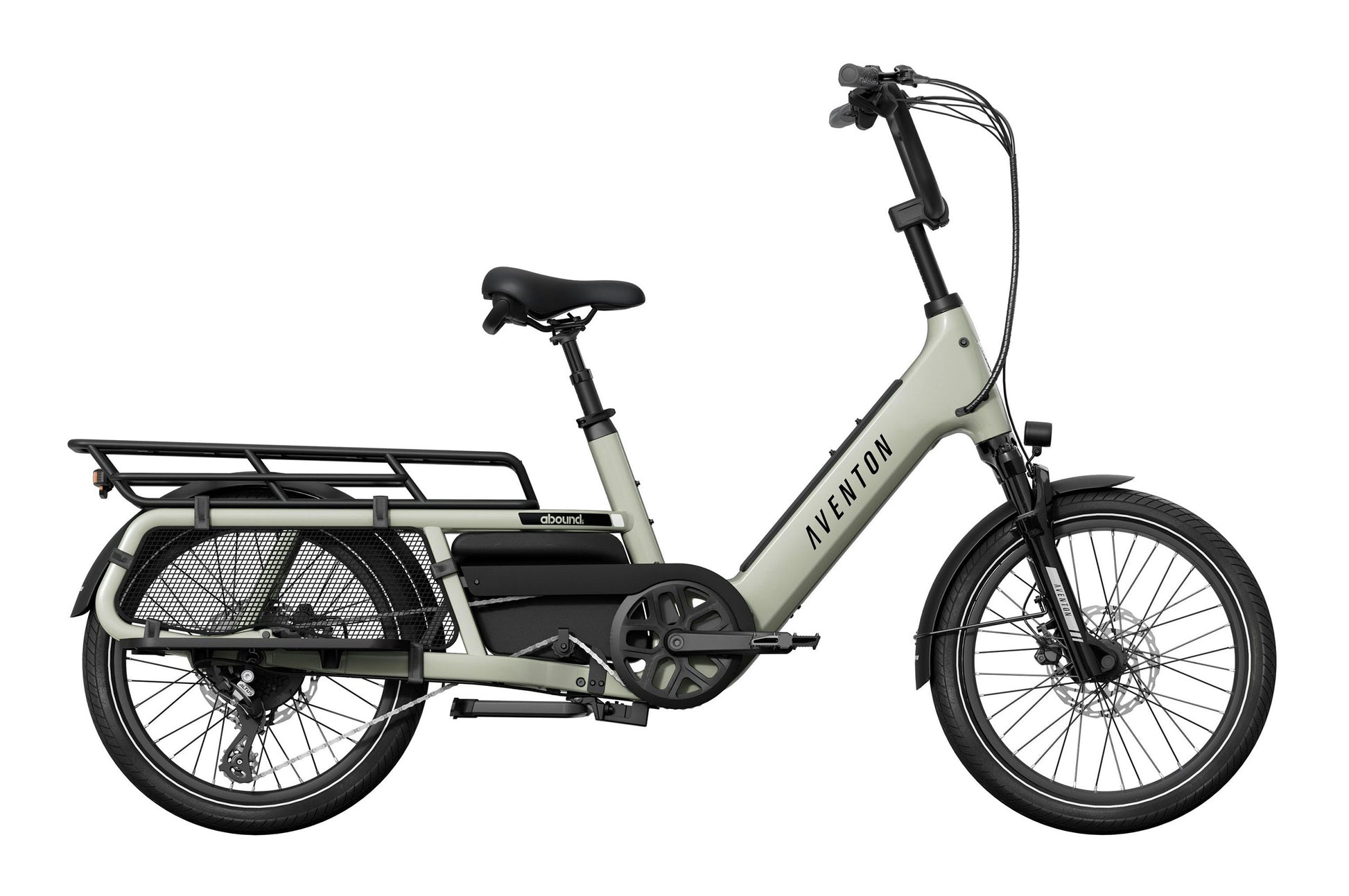 Aventon Abound LR Electric Bike Sage Side