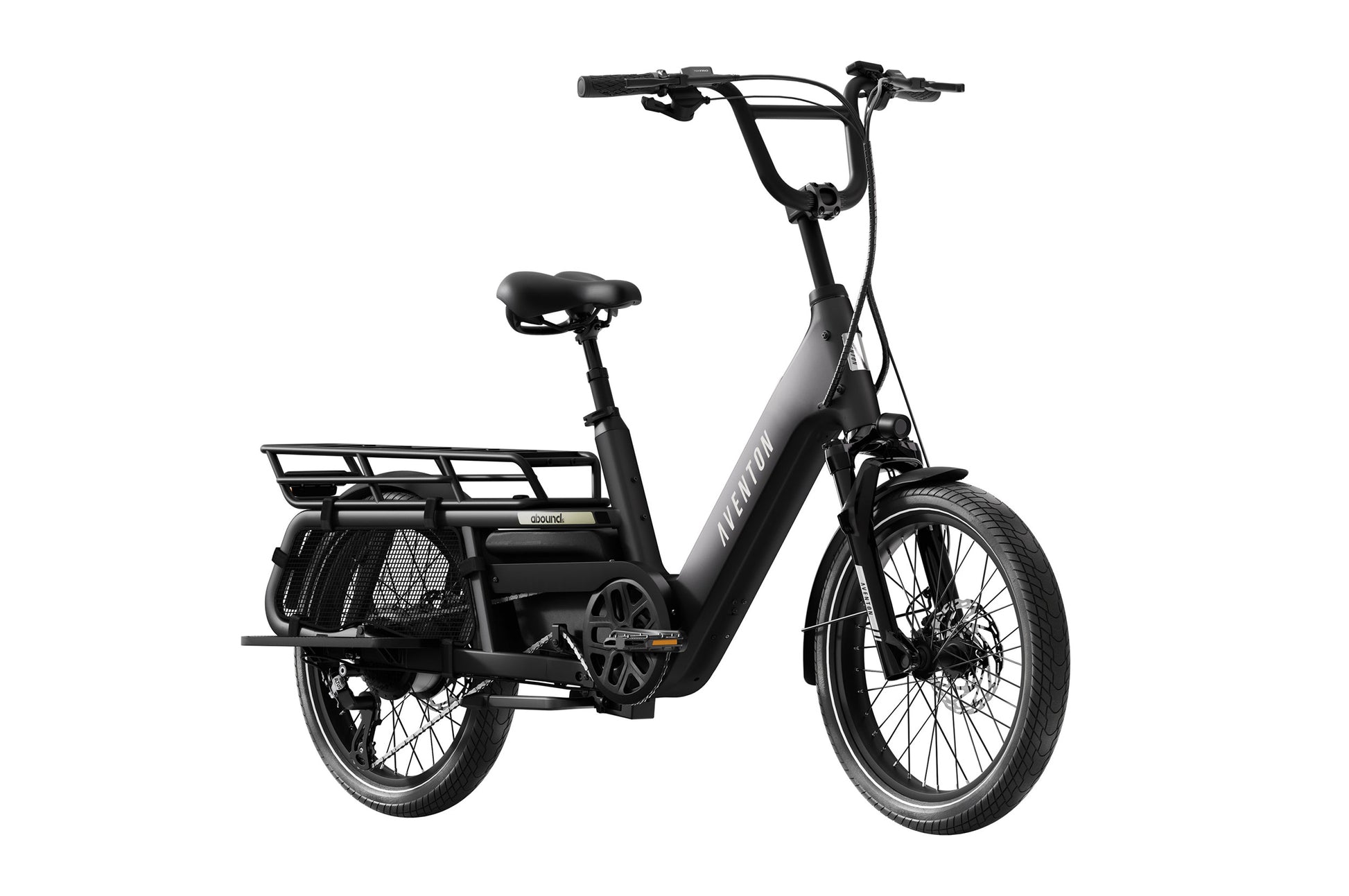 Aventon Abound LR Electric Bike Stealth Front Side