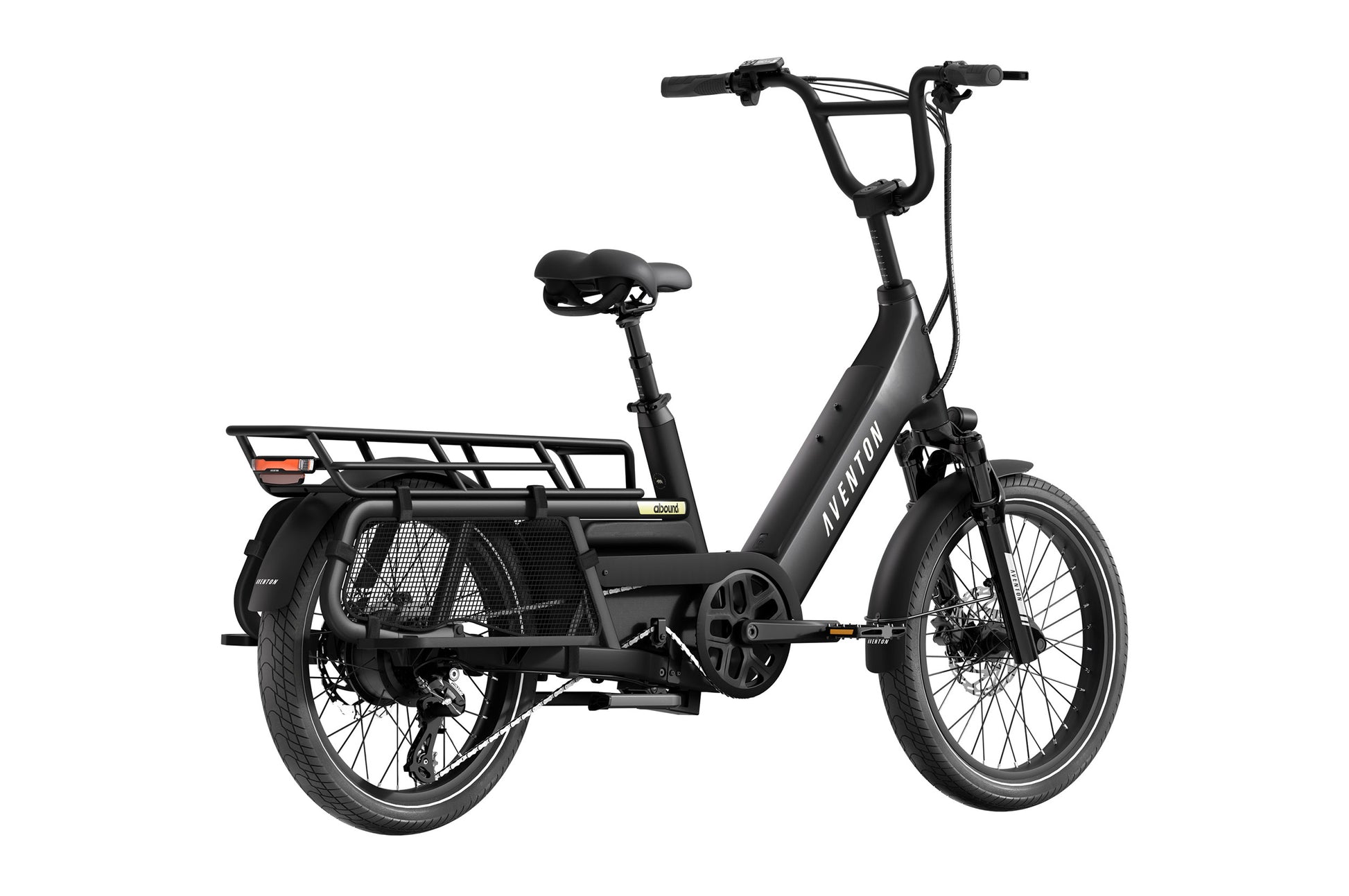 Aventon Abound LR Electric Bike Stealth Rear Side