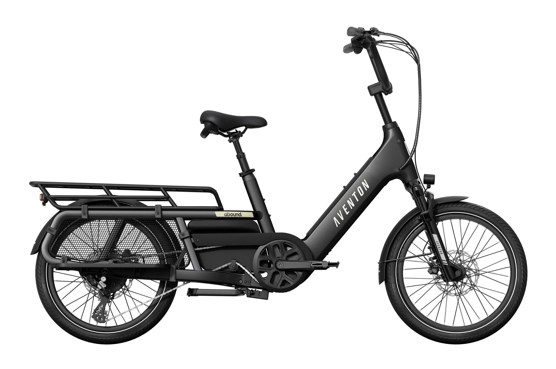 Aventon Abound LR Electric Bike Stealth Side