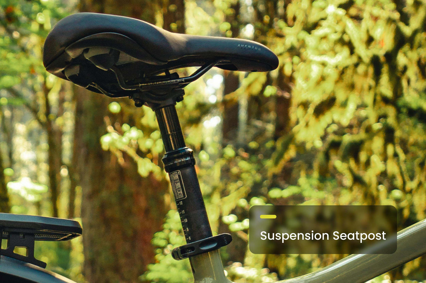 Aventon Aventure 3 Step Over Electric Bike Feature Seatpost