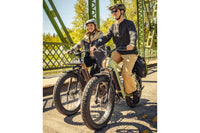 Aventon Aventure 3 Step Over Electric Bike Lifestyle Couple Riding