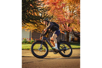 Aventon Aventure 3 Step Over Electric Bike Lifestyle Riding Autumn