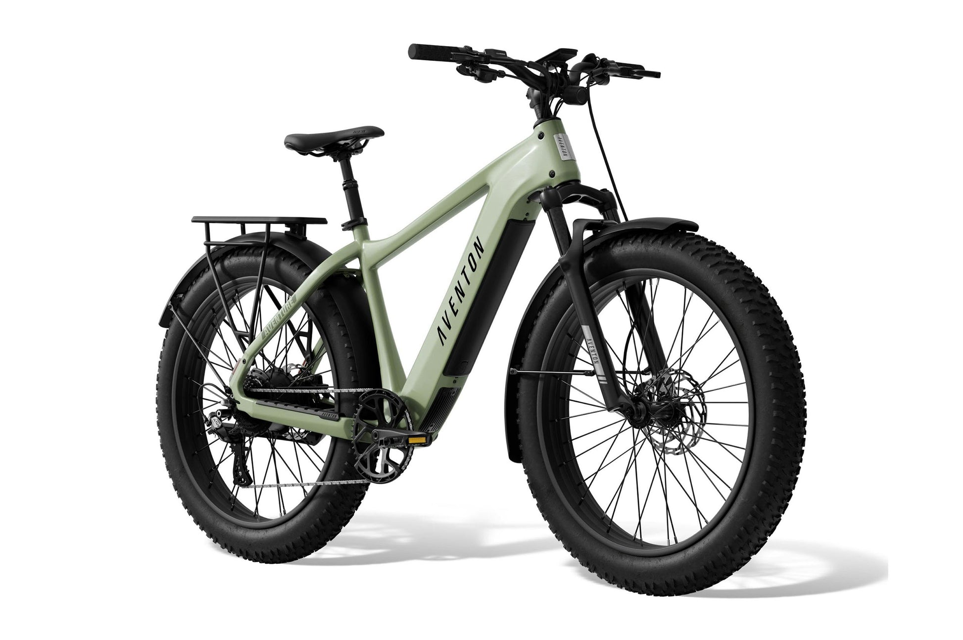Aventon Aventure 3 Step Over Electric Bike Matcha Front Side