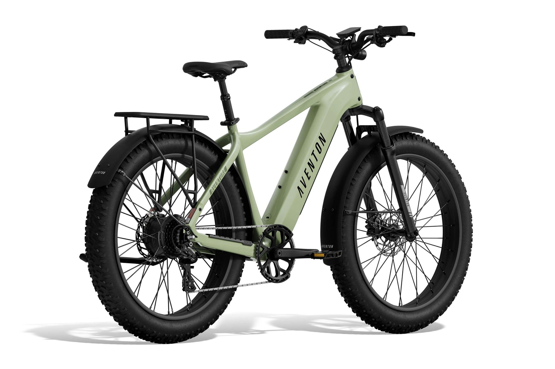 Aventon Aventure 3 Step Over Electric Bike Matcha Rear Side