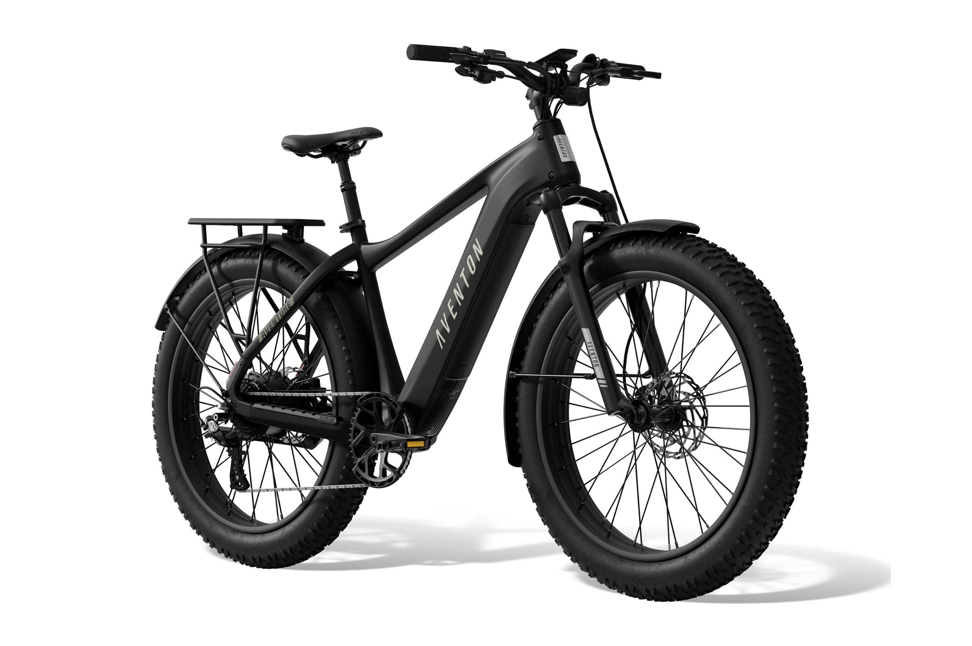 Aventon Aventure 3 Step Over Electric Bike Stealth Front Side