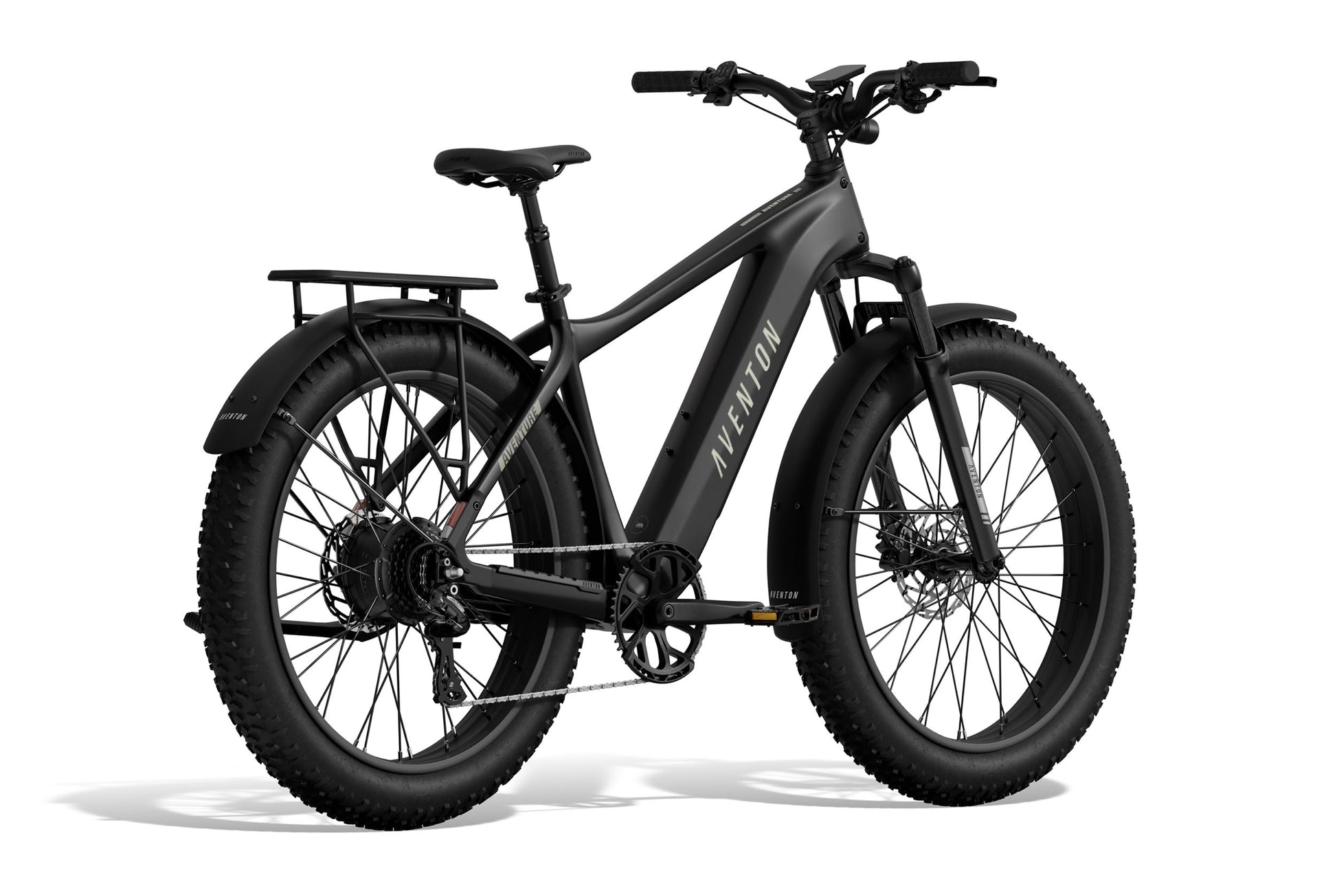 Aventon Aventure 3 Step Over Electric Bike Stealth Rear Side