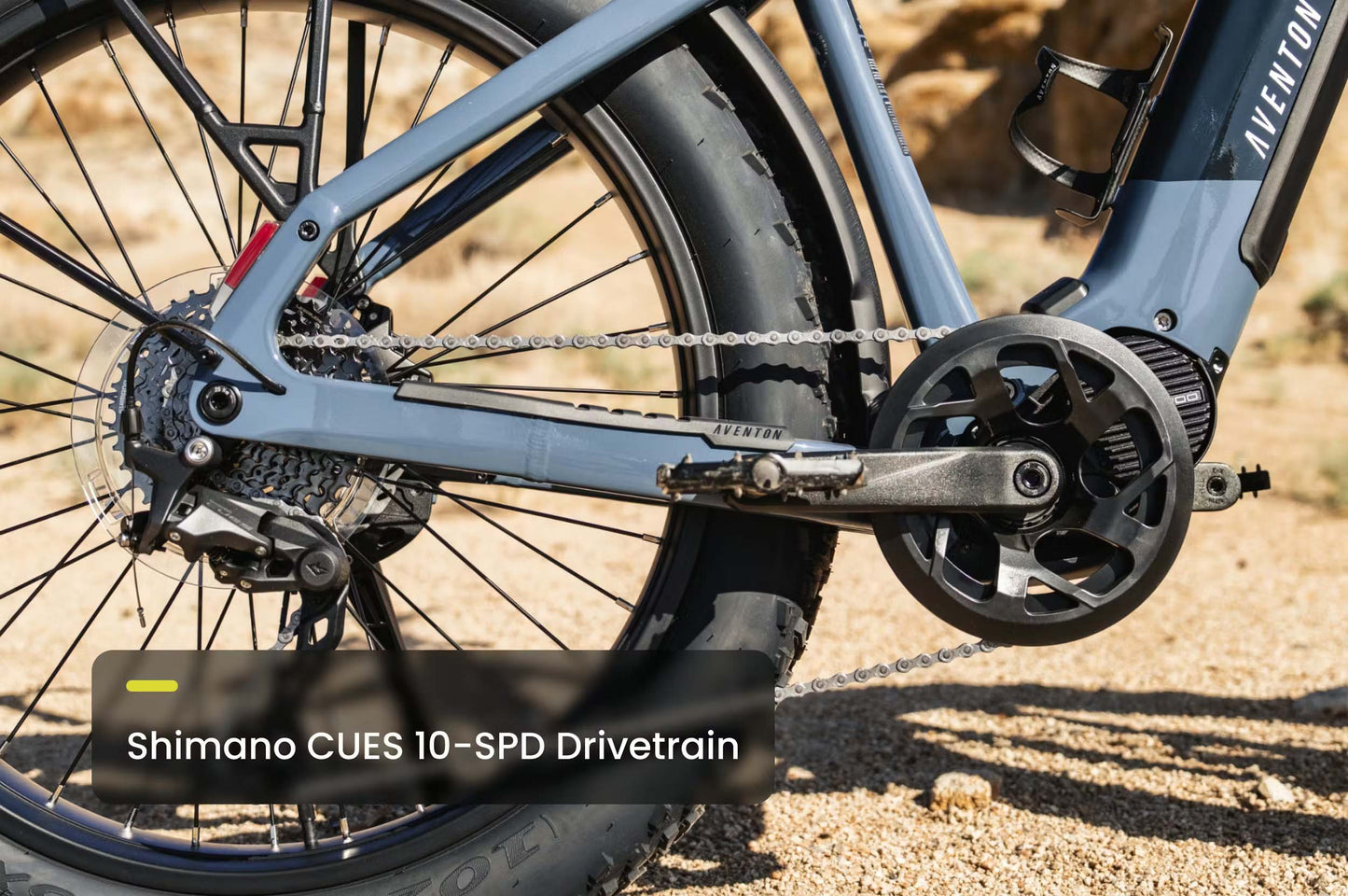 Aventon Aventure M Electric Bike Feature Drivetrain