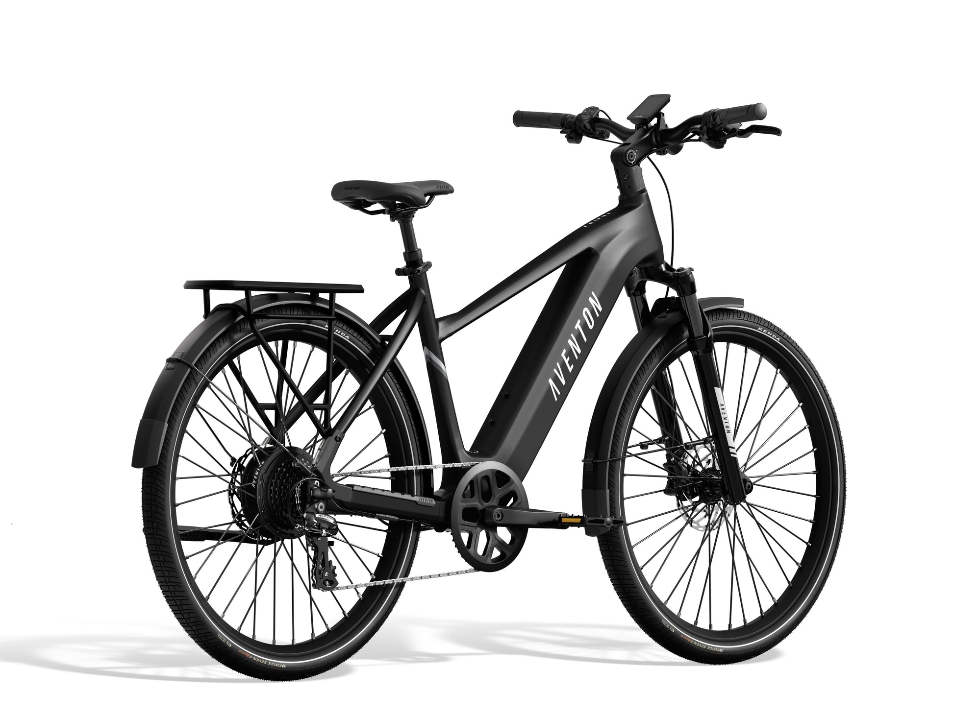 Aventon Level.3 Step-Over Electric Bike Matte Black Rear Side