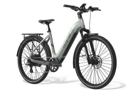 Aventon Level.3 Step-Through Electric Bike Glacier Mint Front Side