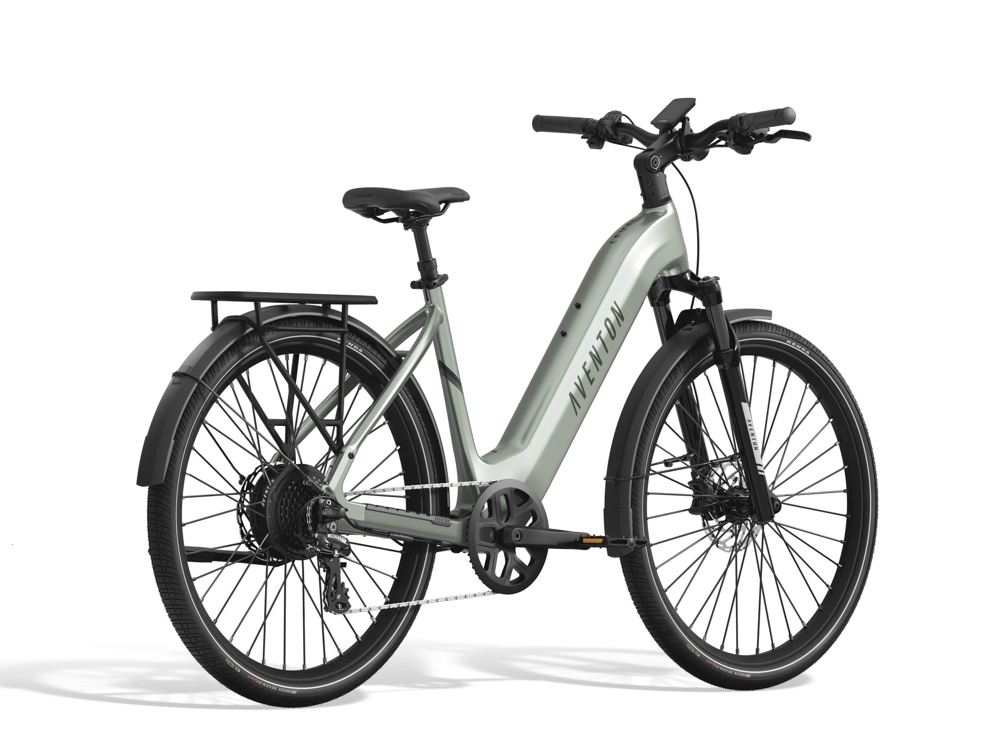 Aventon Level.3 Step-Through Electric Bike Glacier Mint Rear Side