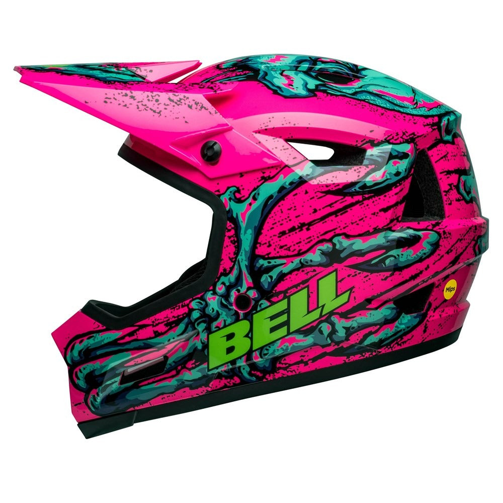 Bell Sanction 2 DLX MIPS Helmet Caiden PinkTurquoise side left