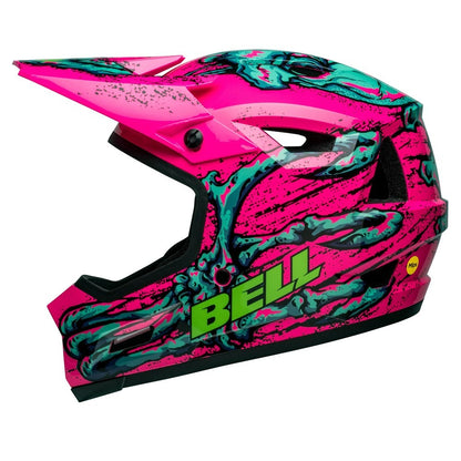 Bell Sanction 2 DLX MIPS Helmet Caiden PinkTurquoise side left