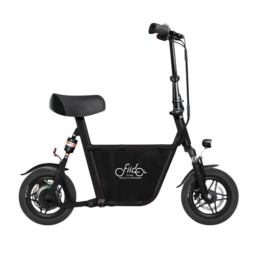 Fiido Q1S Folding Electric Scooter Black with Basket